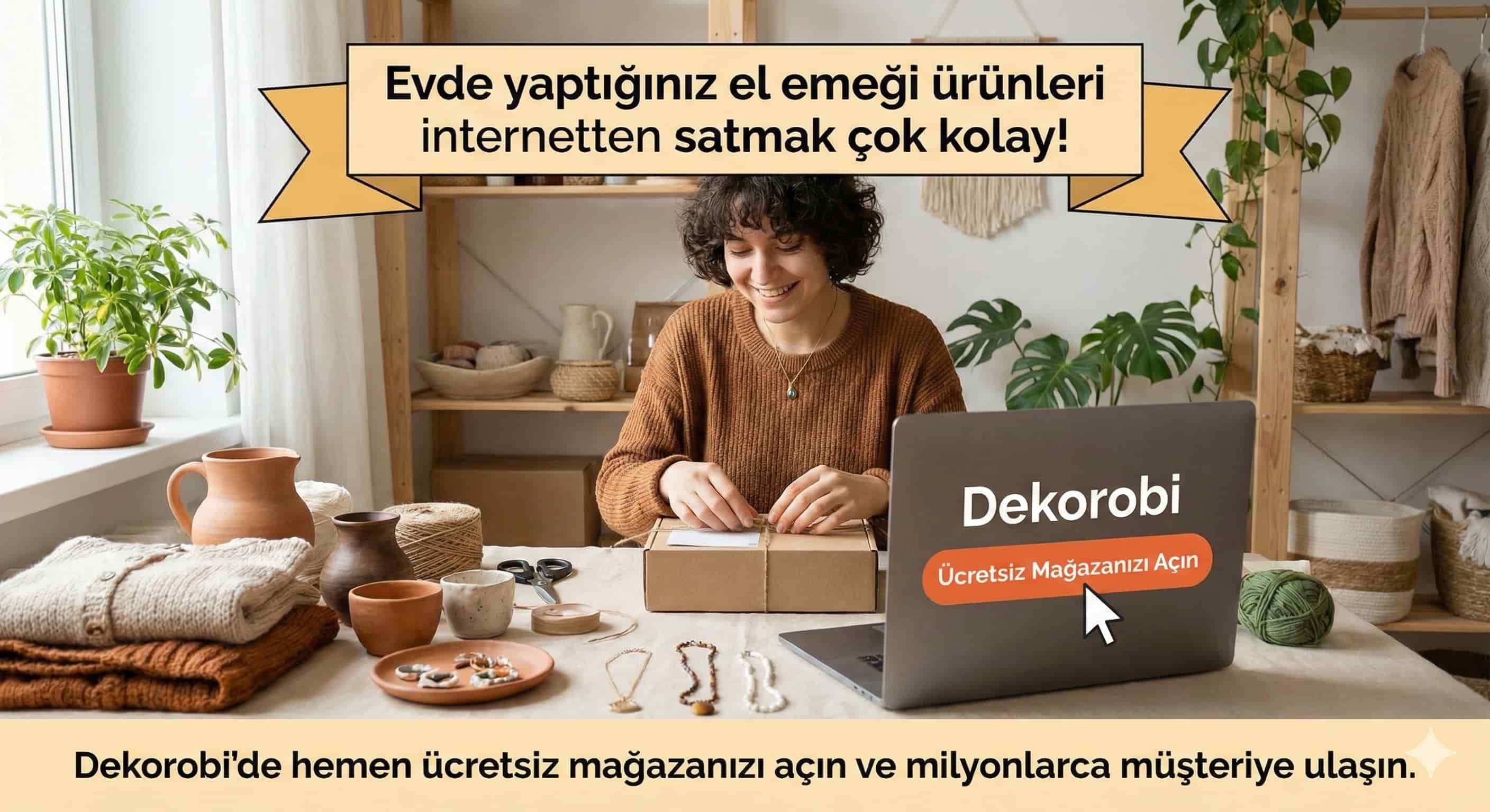 El Yapımı Ürünlerimi Nerede Satabilirim? | Dekorobi'de Mağaza Aç